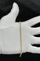 اسوارة ذهب صافي ايطالي عيار 18 وزن 4.25 جرام