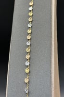 اسوارة دوائر ذهب صافي ايطالي عيار 18 وزن 2.4 جرام