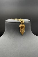 مفرق ذهب تصميم هندي عيار 21 وزن 12.7 جرام