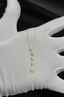 عقد دمعات ذهب تصميم الماس عيار 18 وزن من 0.8 الى 0...