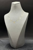 شوكر ذهب صافي عيار 18 وزن من 1.1 الى 1.2 جرام