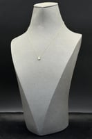 عقد ذهب تصميم الماس عيار 18 وزن 0.5 جرام