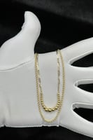 شال دورين مجدول مع كور ذهب صافي ايطالي عيار 18 وزن...