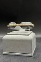 اسوارة قماش ذهب صافي ايطالي عيار 18 وزن 7.75 جرام