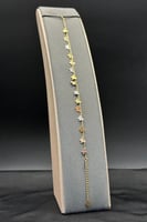 اسوارة فراشة ذهب صافي عيار 18 وزن 2.5 جرام