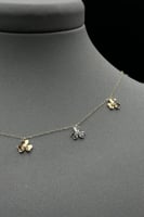 تشوكر وردات ذهب تصميم الماس