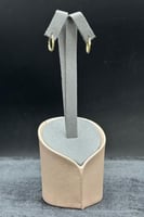 حلق دائري ذهب صافي ايطالي عيار 18 وزن من 0.8 الى 0...