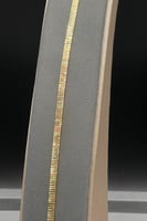 اسوارة ذهب ناعمة عيار 18 بتصميم انيق بوزن 6.8 جرام