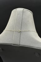 عقد دائري ذهب تصميم الماس عيار 18 وزن 1.7 جرام