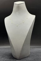 شوكر ذهب تصميم الماس عيار 18 وزن 0.6 جرام