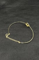 اسوارة اطفال وردة ذهب صافي عيار 18 وزن 1.1 جرام