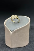 خاتم قلب ذهب تصميم الماس عيار 18 وزن من 1.7 الى 1....