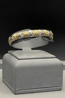 اسوارة ذهب ايطالي ( العريض ) عيار 18 وزن 19.7 جرام