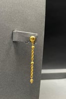 طقم وردة نازل ذهب صافي عيار 21 وزن 10.7 جرام