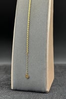 اسوارة مجدول ذهب صافي عيار 18 وزن من 0.6 الى 0.7 ج...