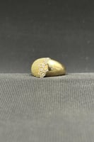 خاتم ذهب تصميم الماس عيار 18 وزن 2.4 جرام