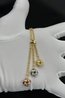 عقد مكرونة مجدول نازل ذهب صافي ايطالي عيار 18 وزن...