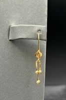 طقم دورين ذهب صافي عيار 21 وزن 10.1 جرام