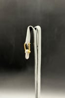 حلق جنزير ذهب تصميم الماس عيار 21 وزن من 3.2 الى 3...