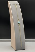 اسوارة وردة ذهب ايطالي عيار 18 وزن 3.3 جرام