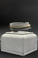 اسوارة خلية ذهب تصميم الماس عيار 18 وزن 5.6 جرام