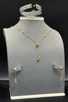 طقم كور نازل ذهب صافي عيار 21 وزن من 3.2 الى 3.3 ج...