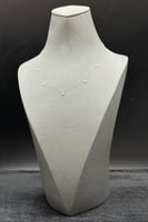 شوكر دوائر ذهب تصميم الماس عيار 18 وزن 0.6 جرام