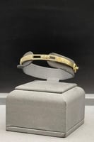 اسوارة مع خاتم ثلاث فصوص ذهب تصميم الماس عيار 18 و...