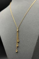 عقد كور نازل ذهب صافي عيار 21 وزن 2 جرام