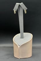 حلق ذهب صافي ايطالي عيار 18 وزن 1 جرام