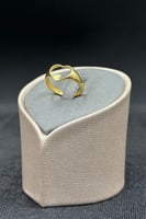 خاتم قلب ذهب صافي عيار 18 وزن من 1.6 الى 2 جرام