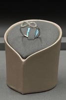 خاتم انفنتي ذهب ابيض تصميم الماس