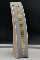 اسوارة مربعات ذهب صافي عيار 21 وزن 7.6 جرام