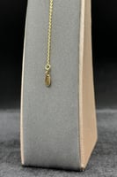 اسوارة اطفال على شكل قطة مع قلب ذهب ملون عيار 18 و...