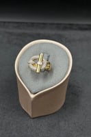 خاتم ذهب تصميم الماس عيار 18 وزن 5.8 جرام