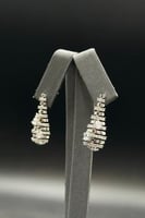 حلق دمعه ذهب تصميم الماس