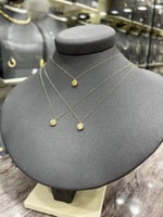 عقد سوليتير فلورا فانسي