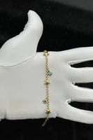 اسوارة وردات ذهب ملون ايطالي عيار 18 وزن 6.2 جرام