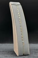 اسوارة مربع ذهب صافي عيار 18 وزن من 1.8 الى 1.9 جر...