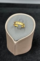 اسوارة مع خاتم ذهب صافي عيار 21 وزن 14.2 جرام