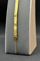 اسوارة حرير ذهب صافي ايطالي عيار 21 وزن 7.1 جرام