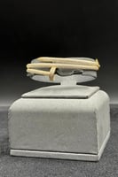 اسوارة مع خاتم مسمار ذهب تصميم الماس عيار 18 وزن 1...