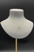 عقد مسمار ذهب تصميم الماس عيار 21 وزن من 3.3 الى 3...