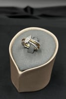 خاتم الماس ورقة الشجر وزن الذهب : 5.33 جرام وزن ال...