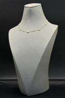 عقد اطفال فراشة ذهب مع صدف ملون عيار 18 وزن 3.1 جر...