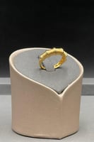 خاتم امواج ذهب صافي عيار 21 وزن 2.4 جرام