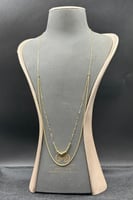 شال دورين مجدول مع كور ذهب صافي ايطالي عيار 18 وزن...