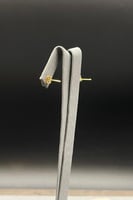 حلق وردة ذهب صافي