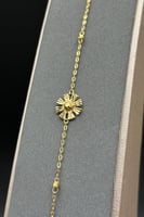 اسوارة رموش ذهب عيار 21 متعددة الألوان وزن من 1.1...