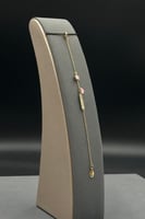 اسوارة اطفال بلاك مع قلب ذهب ملون